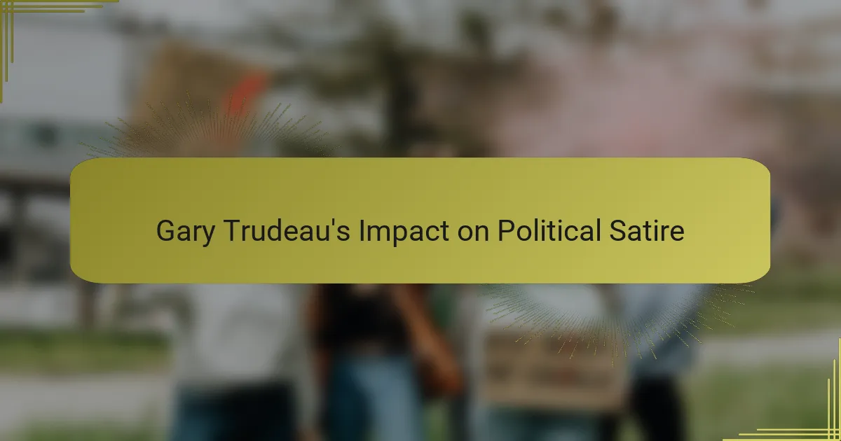 Gary Trudeau's Impact on Political Satire